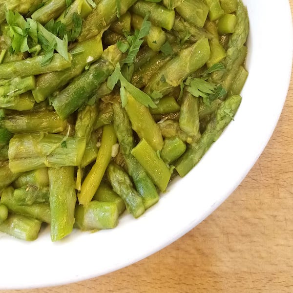 Asparagi saltati in padella
