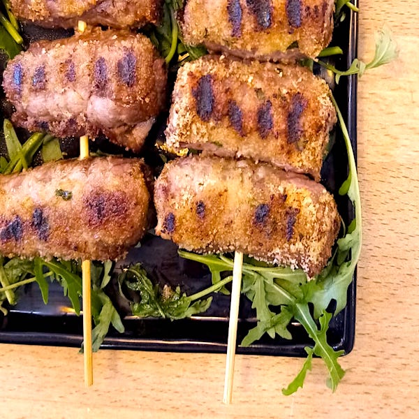 Involtini di carne