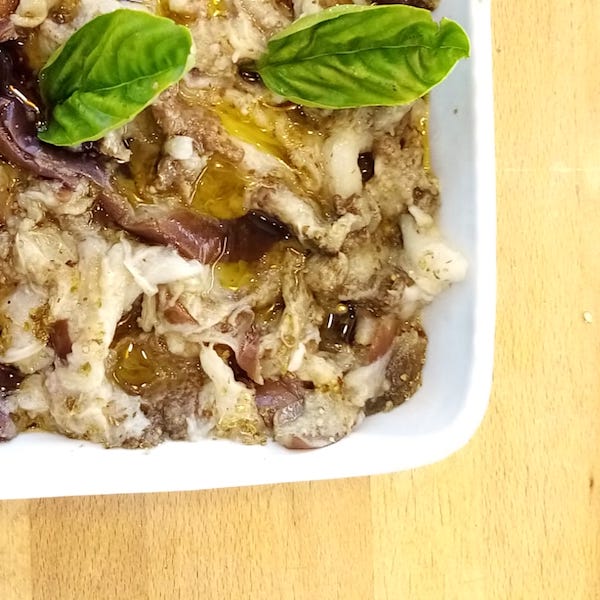 Melanzane lesse con aceto balsamico