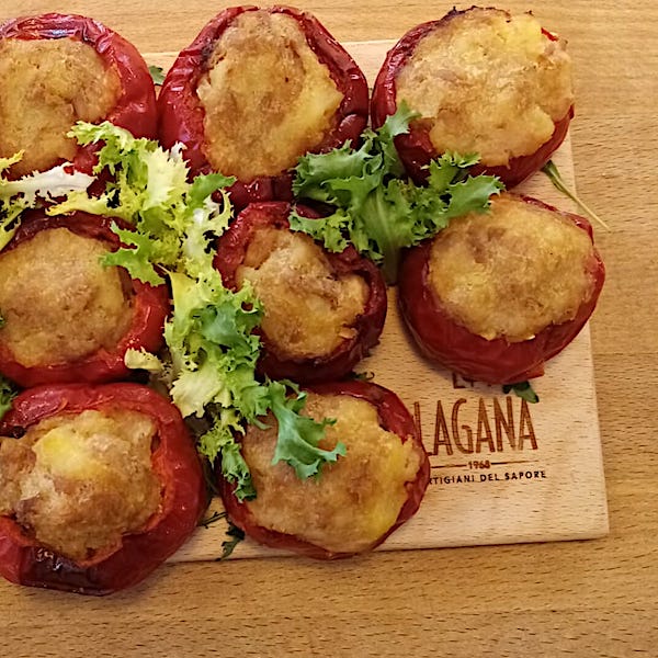Peperoni ripieni di tonno e patate
