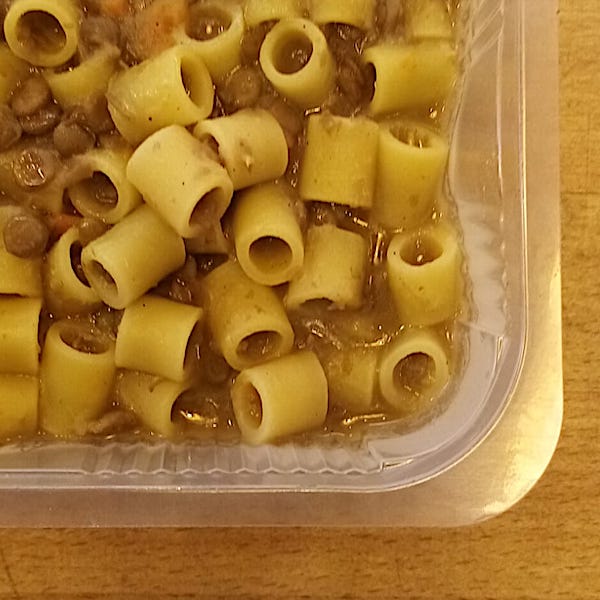 Pasta e lenticchie (espressi)