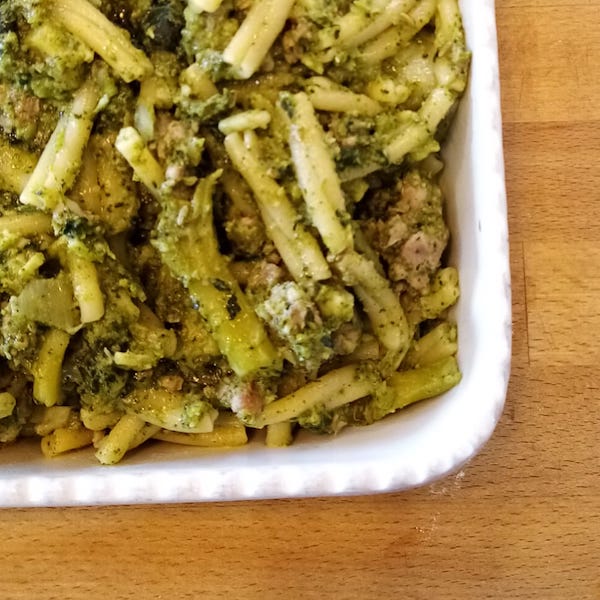 Caserecci salsiccia e broccoli